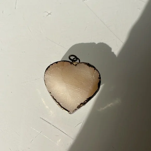 Stone Heart charm for necklace - Picture 3 of 3